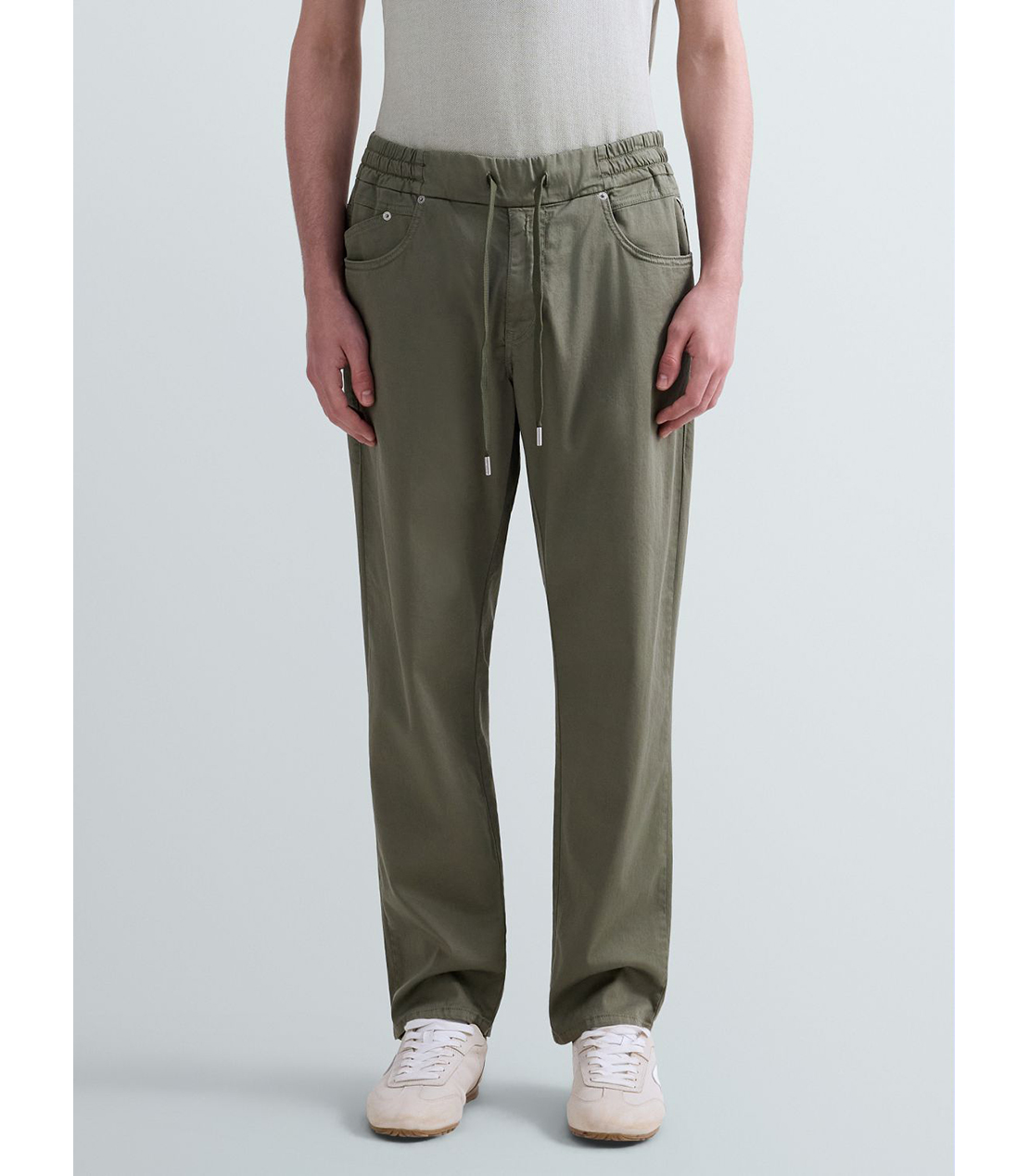 リラックステーパードLANNY タッチブルデニム